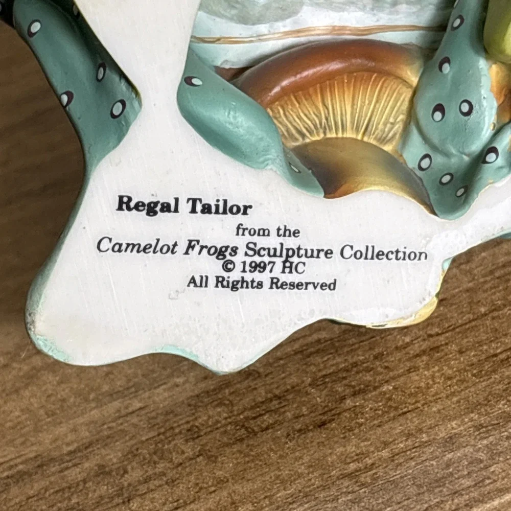 1997‎ Hamilton Collection Camelot Frogs REGAL TAILOR Steve Kehrli Series